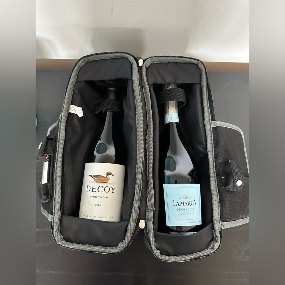 Picnic Time MS Wine Champagne Tote Bag
